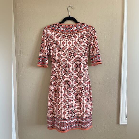 Max Studio Pink Scandinavian Print Dress - Picture 3 of 5